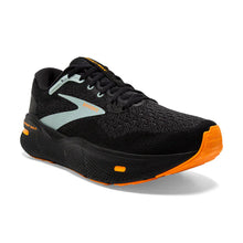Load image into Gallery viewer, Brooks Ghost Max Mens Shoes D Width Black/orange/cloud Blue