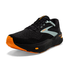 Load image into Gallery viewer, Brooks Ghost Max Mens Shoes D Width Black/orange/cloud Blue
