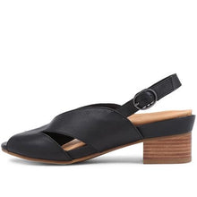 Load image into Gallery viewer, Ziera Addya Xw Black Natural Heel Leather