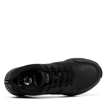 Load image into Gallery viewer, Clarks Happen Black School Shoes
