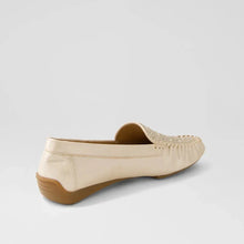 Load image into Gallery viewer, Django And Juliette Lufus Nude Shimmer Leather Jewels Flat Shoe