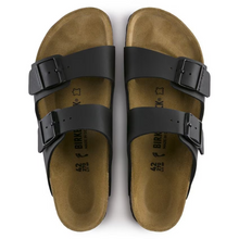 Load image into Gallery viewer, Birkenstock Arizona Black Birko-flor Regular