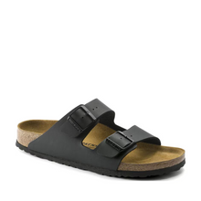 Load image into Gallery viewer, Birkenstock Arizona Black Birko-flor Regular