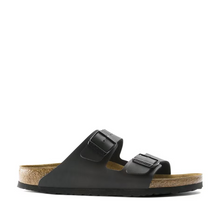 Load image into Gallery viewer, Birkenstock Arizona Black Birko-flor Regular