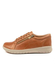 Load image into Gallery viewer, Ziera Solar XF ZR Tan Leather Sneaker