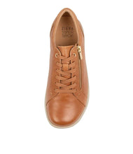 Load image into Gallery viewer, Ziera Solar XF ZR Tan Leather Sneaker