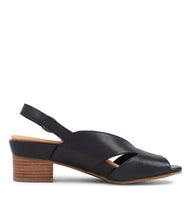 Load image into Gallery viewer, Ziera Addya Xw Black Natural Heel Leather