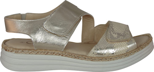 Cabello Rhonda Gold Womens Shoes