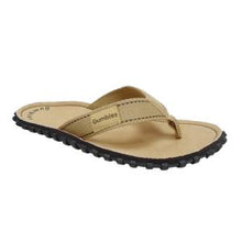 Load image into Gallery viewer, Gumbies Miler 1000 Thongs Beige