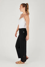 Load image into Gallery viewer, One Ten Willow Shirred Waistband Pant Black