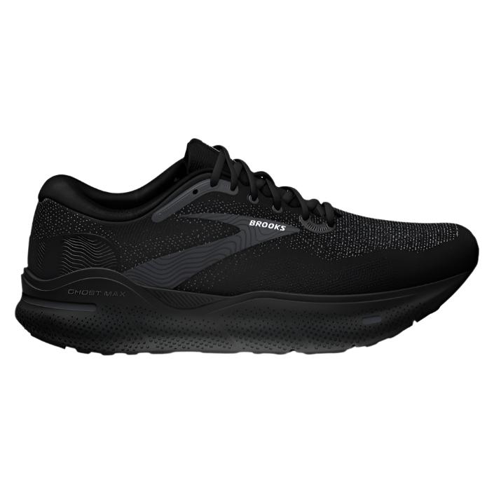 Brooks M Ghost Max 2e Black/black/ebony Width