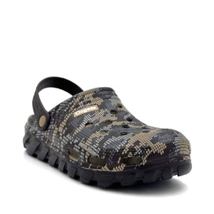 Clogees Mens Original Clog Coffee Camo