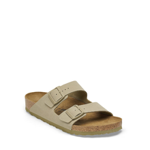 Load image into Gallery viewer, Birkenstock Arizona Birko-Flor Regular Faded Khaki