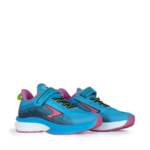 Load image into Gallery viewer, Sfida Zephyr Girls Runner (V) Blue/Pink