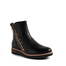 Load image into Gallery viewer, Django &amp; Juliette Rhain Black-Taupe Leopard