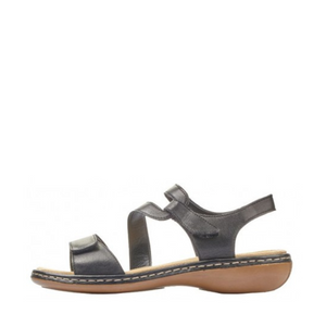 Rieker 659c7 00 Black Womens Shoes Sandals