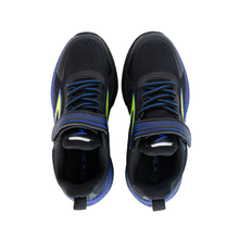 Load image into Gallery viewer, Sfida Zephyr Boys Runner (V) Black/Royal/Lime