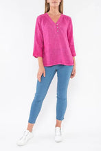 Load image into Gallery viewer, Jump Stitch Detail Top Rose
