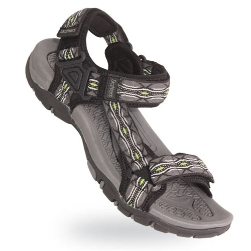 Slatters Breakwater Mens Sandals Grey