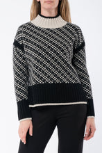 Load image into Gallery viewer, Jump Geo Intarsia Pullover