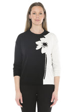Load image into Gallery viewer, Jump Flower Stem Pullover Black Combo