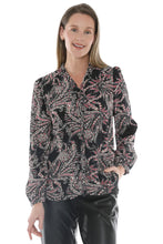 Load image into Gallery viewer, Jump Ditsy Paisley Ruffle Top Multi
