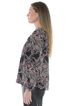Load image into Gallery viewer, Jump Ditsy Paisley Ruffle Top Multi