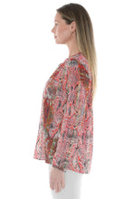 Load image into Gallery viewer, Jump Abstract Snake Sequin Detail Top Multi