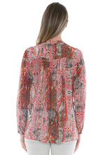 Load image into Gallery viewer, Jump Abstract Snake Sequin Detail Top Multi