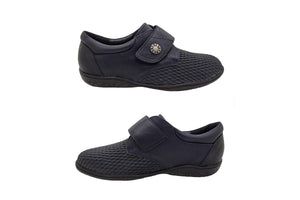 Jemma Ruby Navy Stretch