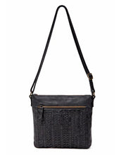 Load image into Gallery viewer, Sash &amp; Saddle Armidale Woven Detail Leather Xbody Bag