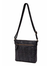Load image into Gallery viewer, Sash &amp; Saddle Armidale Woven Detail Leather Xbody Bag