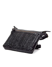 Load image into Gallery viewer, Sash &amp; Saddle Armidale Woven Detail Leather Xbody Bag