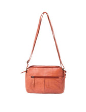 Load image into Gallery viewer, Sash &amp; Saddle Albany Multicompartment Leather Xbody Bag