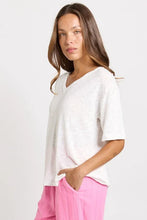 Load image into Gallery viewer, Betty Basics Aries V-Neck Sweater White