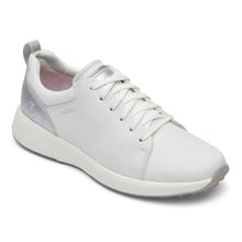 Load image into Gallery viewer, Rockport Women&#39;s Trustride Golf Lace to Toe Sneaker- White/Silver