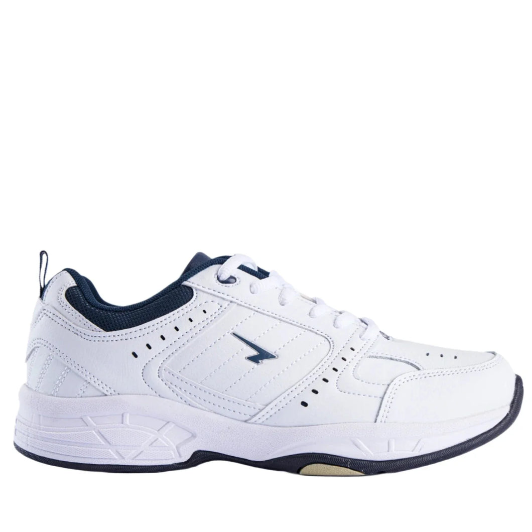 Sfida Defy Senior White/navy Laces