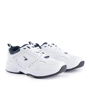 Sfida Defy Senior White/navy Laces