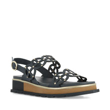 Load image into Gallery viewer, Django and Juliette Carola Navy Leather