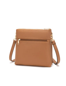 Serenade Freya Multicompartment Leather Xbody Bag
