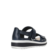 Load image into Gallery viewer, Ziera Gedd W Navy - White Leather