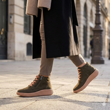 Load image into Gallery viewer, Sala Venetzia Dark Olive Nubuck