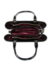 Load image into Gallery viewer, Serenade Leopard Triple Compartment Leather Bag