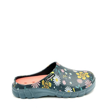 Load image into Gallery viewer, Clogees Womens Garden Clog Green Daisy
