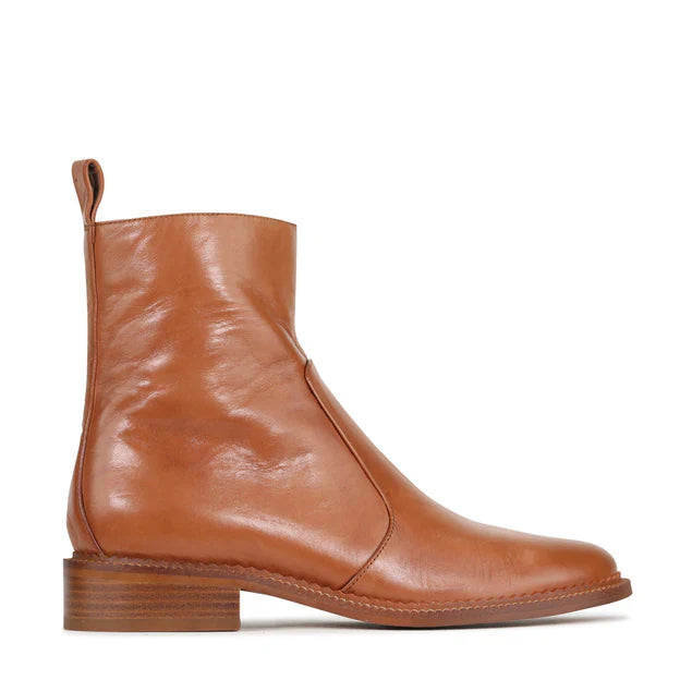 Eos Karina W23 Brandy Leather Womens Shoes Ankle Boot
