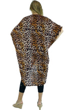 Load image into Gallery viewer, Sundrenched Long Cape Leopard Gold