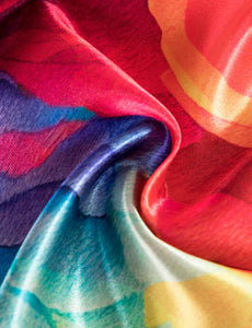 Serenade Blaze Double Sided Print Scarf
