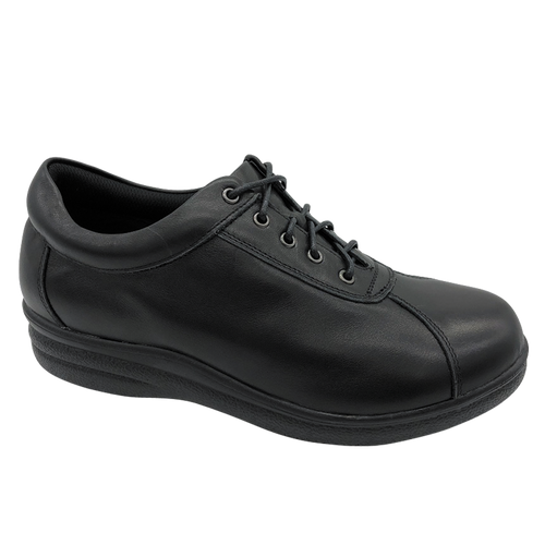 Pure Comfort Softly Lace Up Shoe Black