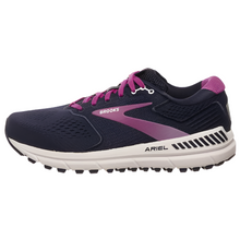 Load image into Gallery viewer, Brooks W Ariel 20 Wide D 076 Peacoat/vivid Viola/white Width