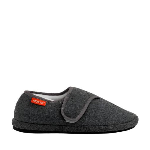 Archline Orthotic Slippers Plus Grey Marl